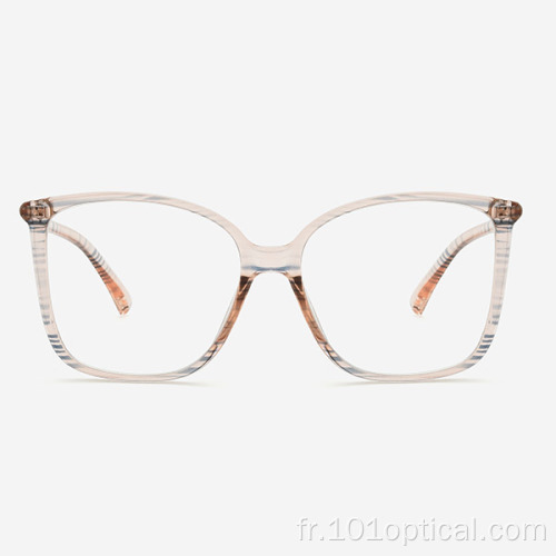 Lunettes carrées PC ou CP pour femmes Blue Light